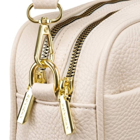 Torebka listonoszka crossbody z kieszeniami na suwak - Rovicky- Torebka listonoszka crossbody z kieszeniami na suwak - Rovicky-