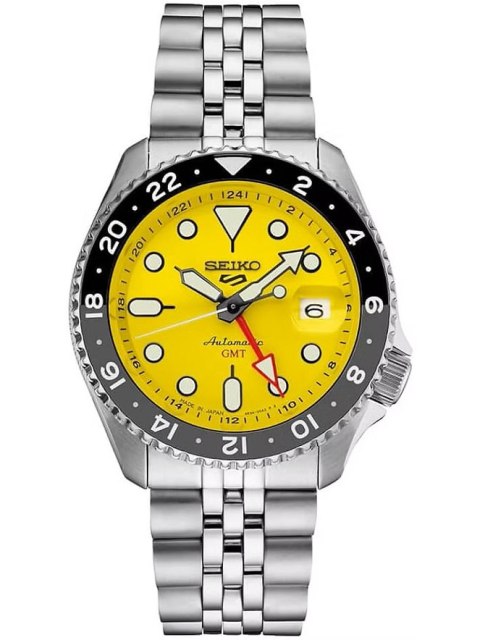 ZEGAREK MĘSKI SEIKO 5 SPORTS SSK017K1 GMT AUTOMAT WR100 + BOX ZEGAREK MĘSKI SEIKO 5 SPORTS SSK017K1 GMT AUTOMAT WR100 + BOX