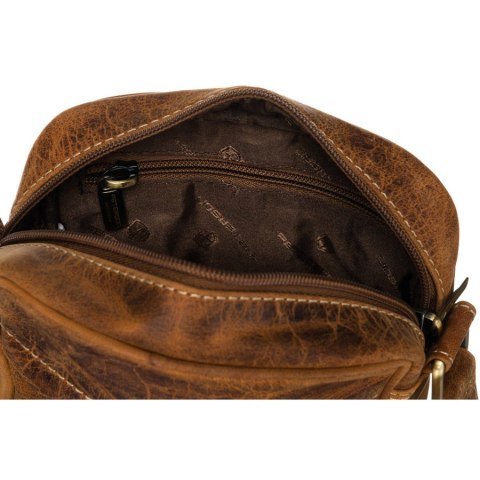 Męska torba na ramię z naturalnej skóry vintage - Peterson Męska torba na ramię z naturalnej skóry vintage - Peterson