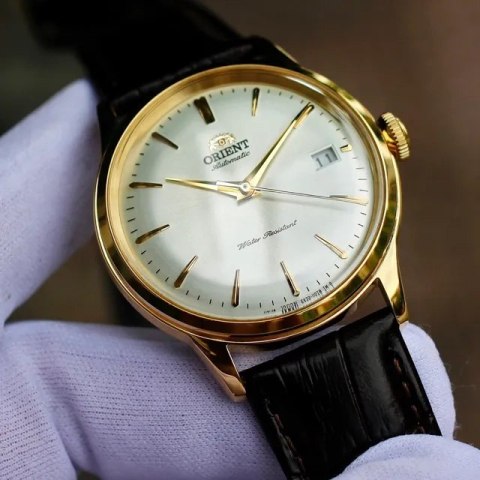 Zegarek Męski Orient Classic Bambino 38mm RA-AC0M01S30B + BOX Zegarek Męski Orient Classic Bambino 38mm RA-AC0M01S30B + BOX