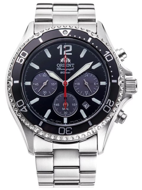 Zegarek Męski Orient Sports Solar Chronograph RA-TX0202B10B + BOX Zegarek Męski Orient Sports Solar Chronograph RA-TX0202B10B + BOX