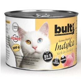 BULTI mielonka bogata w indyka dla kota 200g