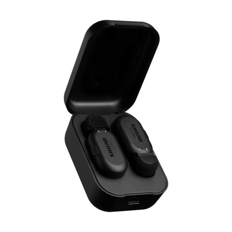 Shure MV-TWO-KIT-Z6 - Zestaw dwóch mikrofonów bezprzewodowych MoveMic MV-LAV, case ładujący, odbiornik Shure MV-TWO-KIT-Z6 - Zestaw dwóch mikrofonów bezprzewodowych MoveMic MV-LAV, case ładujący, odbiornik