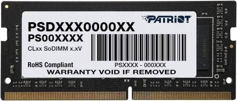 PATRIOT SO-DIMM DDR4 16GB 3200MHz Bulk Rank1