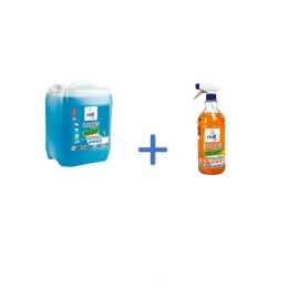 MILL UMYJE Płyn do mycia szyb 5L+Płyn Pomarań 1,22L
