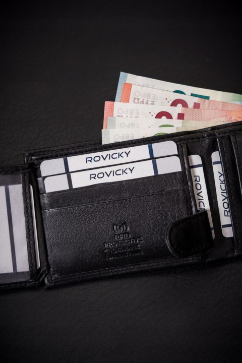 Skórzany portfel męski z systemem RFID - Always Wild Skórzany portfel męski z systemem RFID - Always Wild