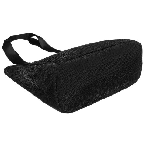 Duży shopper damski z poliestru w czarnym kolorze - Rovicky Duży shopper damski z poliestru w czarnym kolorze - Rovicky