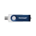 PARTIOT FLASHDRIVE Xporter X550 64GB Dual USB A+C, 80MB/s Alu-plastic