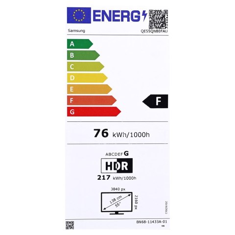 Telewizor Samsung QE55QN80FAUXXH Neo QLED 55'' 4K Ultra HD 144Hz Tizen Dolby Atmos Srebrny (MODEL 2025) Telewizor Samsung QE55QN80FAUXXH Neo QLED 55'' 4K Ultra HD 144Hz Tizen Dolby Atmos Srebrny (MODEL 2025)