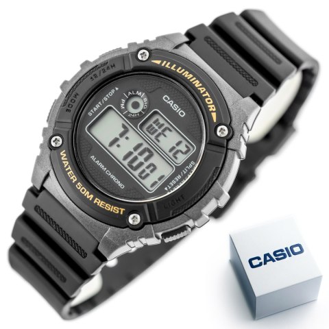 Zegarek Męski Casio W-216H-1BVDF + BOX Zegarek Męski Casio W-216H-1BVDF + BOX