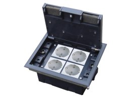 Alantec Puszka podłogowa (floorbox) 4M, (45x45), regulowana głębokość, do podłogi technicznej. (PP004)