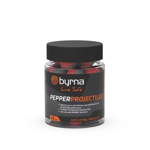 Kule pieprzowe BYRNA PEPPER k.68 25 szt do BYRNA (JB68305-1)