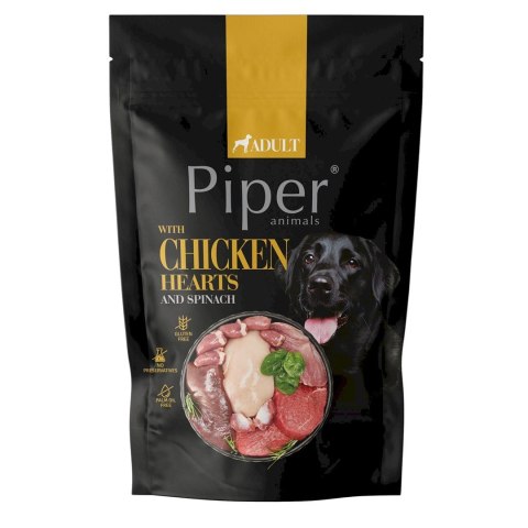 DOLINA NOTECI Piper serca kurczaka i szpinak mokra karma dla psa 500g DOLINA NOTECI Piper serca kurczaka i szpinak mokra karma dla psa 500g