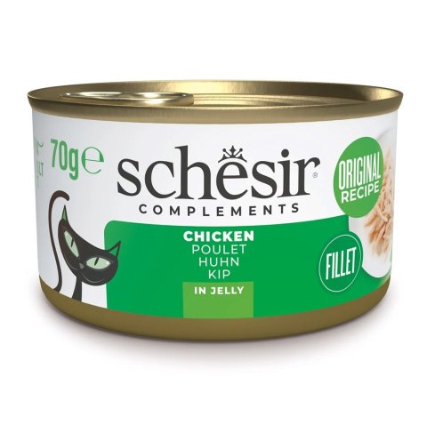SCHESIR Adult w Galarecie Fileciki z Kurczaka 70g SCHESIR Adult w Galarecie Fileciki z Kurczaka 70g