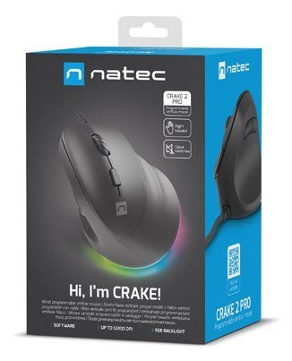 NATEC MYSZ WERTYKALNA CRAKE 2 PRO 12800DPI PROGRAMOWALNA NATEC MYSZ WERTYKALNA CRAKE 2 PRO 12800DPI PROGRAMOWALNA