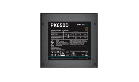 Zasilacz DeepCool PK650D 650W 80 Plus Bronze Zasilacz DeepCool PK650D 650W 80 Plus Bronze