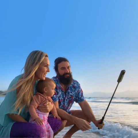 Insta360 85cm Invisible Selfie Stick with Sleeve - kijek 85cm z gumową rękojeścią Insta360 85cm Invisible Selfie Stick with Sleeve - kijek 85cm z gumową rękojeścią
