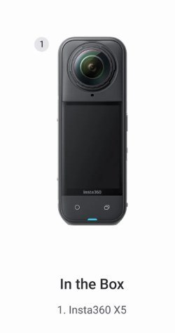 Kamera Insta360 X5 Standard Bundle Kamera Insta360 X5 Standard Bundle