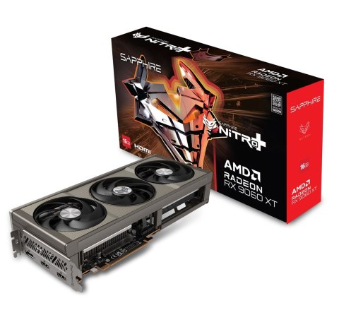 Karta graf. SAPPHIRE NITRO+ RX 9060 XT GAMING OC 16 Karta graf. SAPPHIRE NITRO+ RX 9060 XT GAMING OC 16