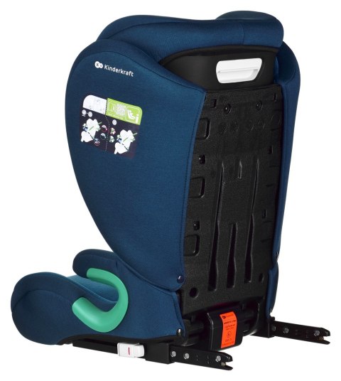 Kinderkraft Fotel Junior Fix 2 i-Size 100-150cm Harbor Blue Kinderkraft Fotel Junior Fix 2 i-Size 100-150cm Harbor Blue