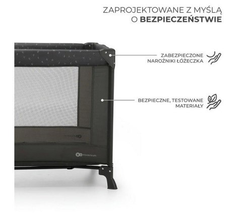 Kinderkraft Łóżeczko turystyczne JOY LIGHT GREY Kinderkraft Łóżeczko turystyczne JOY LIGHT GREY