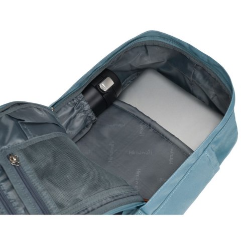 Miejski plecak w błękitnym kolorze z miejscem na laptopa - Himawari Miejski plecak w błękitnym kolorze z miejscem na laptopa - Himawari