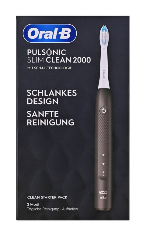 Szczoteczka Oral-B PULSONIC SLIM CLEAN 2000 czarna Szczoteczka Oral-B PULSONIC SLIM CLEAN 2000 czarna