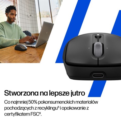 Mysz HP 700 Rechargeable Mouse Black bezprzewodowa z akumulatorem czarna AZ7B0AA Mysz HP 700 Rechargeable Mouse Black bezprzewodowa z akumulatorem czarna AZ7B0AA