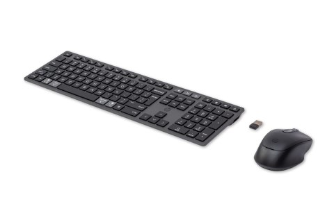 Zestaw klawiatura + mysz HP 720 Multi-Device Rechargeable Wireless Keyboard and Mouse Combo bezprzewodowe z akumulatorem czarne Zestaw klawiatura + mysz HP 720 Multi-Device Rechargeable Wireless Keyboard and Mouse Combo bezprzewodowe z akumulatorem czarne