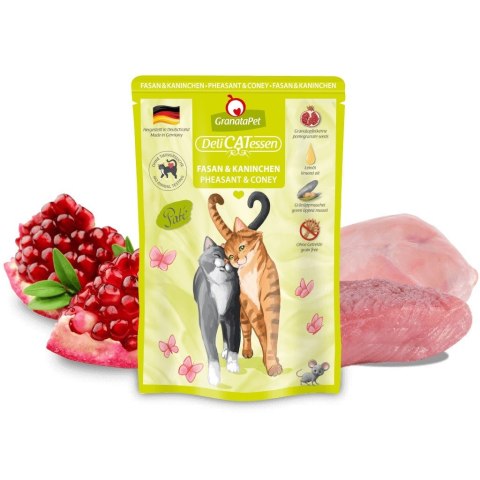 GranataPet DeliCatessen bażant i królik karma mokra dla kota 85g GranataPet DeliCatessen bażant i królik karma mokra dla kota 85g