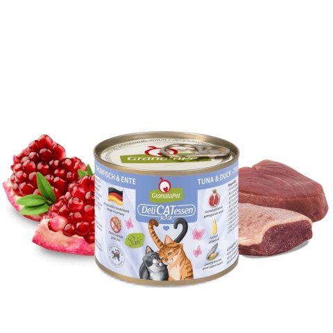 GranataPet DeliCatessen tuńczyk i kaczka karma mokra dla kota 200g GranataPet DeliCatessen tuńczyk i kaczka karma mokra dla kota 200g