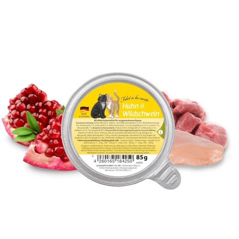 GranataPet Filet a la carte kurczak z dzikiem karma dla kota 85g GranataPet Filet a la carte kurczak z dzikiem karma dla kota 85g