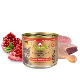 GranataPet Symphonie No.8 bażant i kaczka z kurczakiem mokra karma dla kota 200g