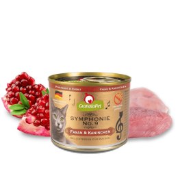 GranataPet Symphonie No.9 - bażant i królik mokra karma dla kota 200g