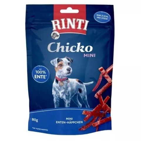 Rinti Chicko Mini przysmak z kaczką 80g Rinti Chicko Mini przysmak z kaczką 80g