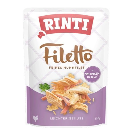 Rinti Filetto kurczak i szynka w galaretce 100g Rinti Filetto kurczak i szynka w galaretce 100g