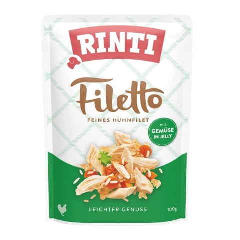Rinti Filetto kurczak i warzywa w galaretce 100g Rinti Filetto kurczak i warzywa w galaretce 100g