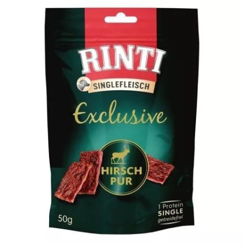 Rinti Singlefleisch Exclusive przysmak jeleń 50g Rinti Singlefleisch Exclusive przysmak jeleń 50g