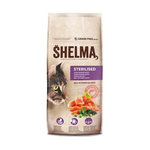 SHELMA karma sucha dla kotów sterylizowanych. Z łososiem 8kg SHELMA karma sucha dla kotów sterylizowanych. Z łososiem 8kg