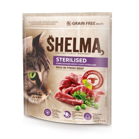 SHELMA karma sucha dla kotów sterylizowanych. Z wołowiną 1.4kg SHELMA karma sucha dla kotów sterylizowanych. Z wołowiną 1.4kg
