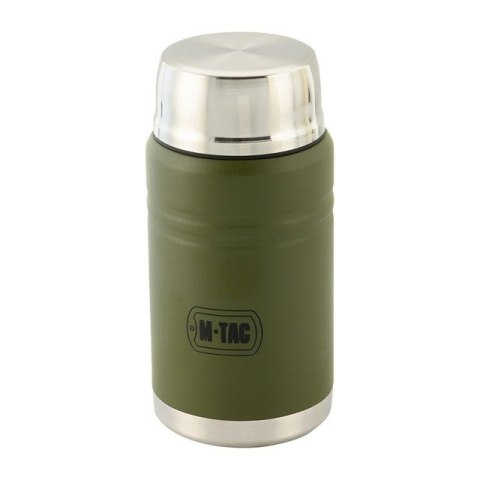 Termos obiadowy z łyżką ze stali Inox M-TAC Olive poj. 750 ml. Termos obiadowy z łyżką ze stali Inox M-TAC Olive poj. 750 ml.