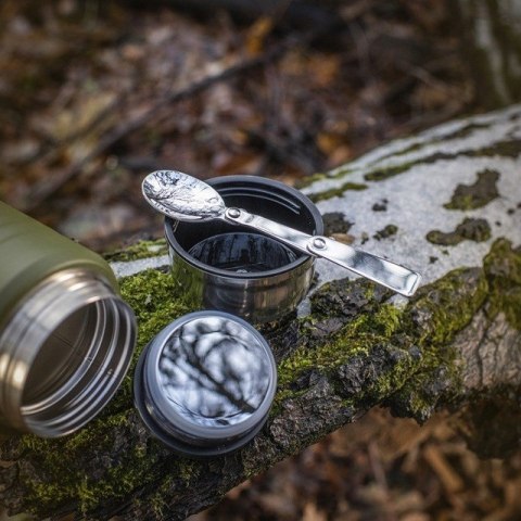 Termos obiadowy z łyżką ze stali Inox M-TAC Olive poj. 750 ml. Termos obiadowy z łyżką ze stali Inox M-TAC Olive poj. 750 ml.