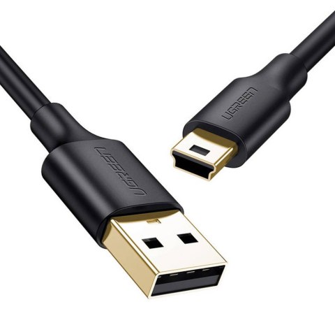 Ugreen kabel USB - mini USB 480 Mbps 2m US132 (czarny) Ugreen kabel USB - mini USB 480 Mbps 2m US132 (czarny)