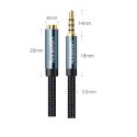 Ugreen kabel adapter przedłużacz AUX mini jack 3,5 mm 2m (niebieski)