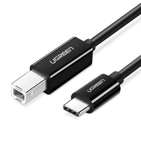 Ugreen kabel do drukarki USB-C - USB-B 480Mb/s 2m (czarny) Ugreen kabel do drukarki USB-C - USB-B 480Mb/s 2m (czarny)