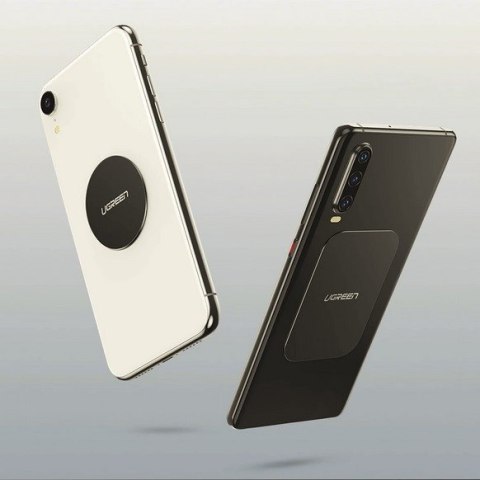 Ugreen płytki metalowe do uchwytów magnetycznych na telefon 2szt. LP123 (czarne) Ugreen płytki metalowe do uchwytów magnetycznych na telefon 2szt. LP123 (czarne)