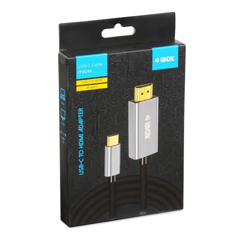 IBOX KABEL ITVC4K USB-C TO HDMI 4K 1,8M