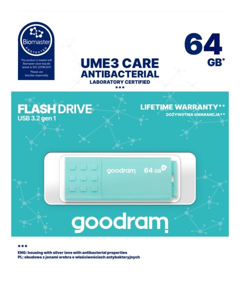 USB 3.0 GOODRAM 64GB UME3 CARE USB 3.0 GOODRAM 64GB UME3 CARE
