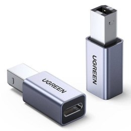 Ugreen adapter przejściówka USB Typ C-USB Typ B (szary)