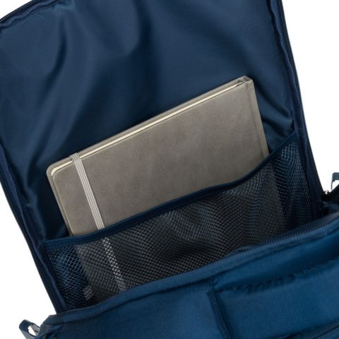 Plecak podróżny wykonany z cordury w granatowym kolorze, wyposażony w port USB - Peterson Plecak podróżny wykonany z cordury w granatowym kolorze, wyposażony w port USB - Peterson